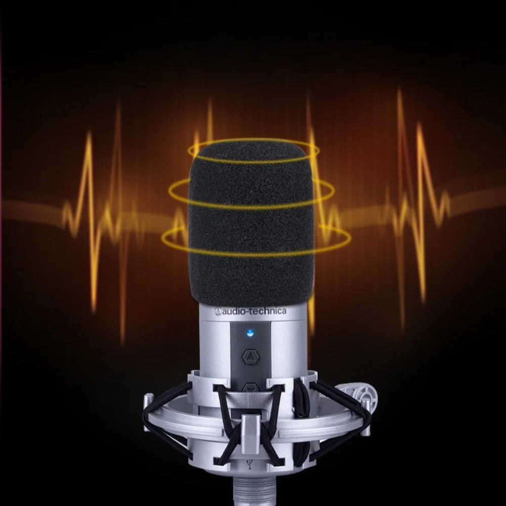 2PCS AT2020 Microphone Windscreen,Mic Windscreen Cover,Windproof Foam Pop Filter for Audio Technica AT2020 ATR2500 AT2035