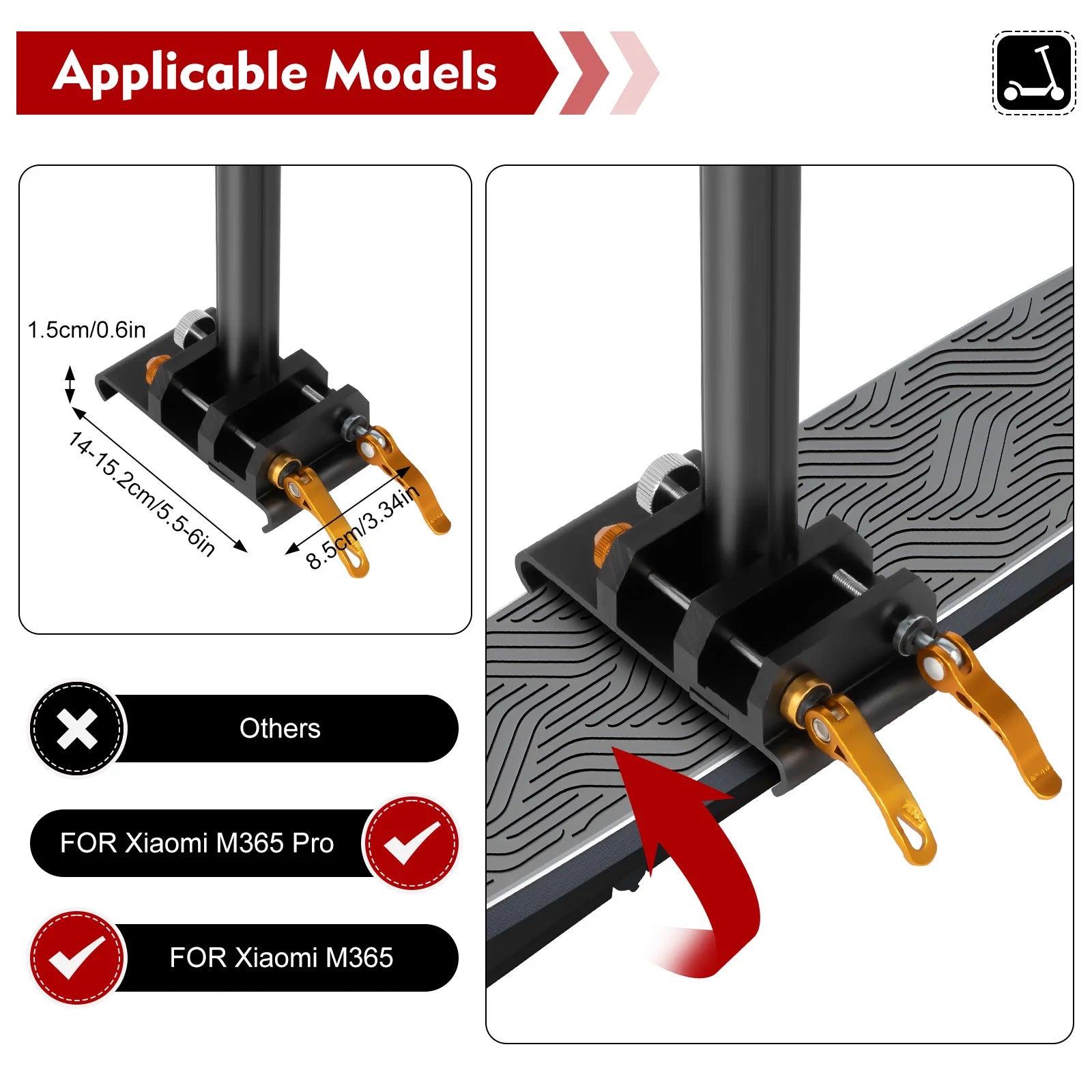 Asiento Plegable para Scooter Eléctrico | Altura Ajustable | Compatible Xiaomi M365 🛥️