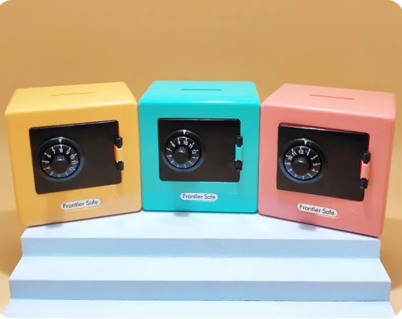 Alcancía Retro ATM con Contraseña | Deposita Billetes y Monedas Automáticamente 🏧 - Firu Total Sales