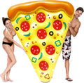 JOYFY Giant Inflatable Pizza Slice Pool Float Fun Pool Floaties Swim Party Toy Summer Pool Raft for Adutls Kids Summer Toys