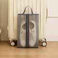 1pc Foldable Breathable Mesh Shoe Bags -Large Capacity Shoe Organizer for Gym, Travel, Beach, Makeup & Toiletries Storage