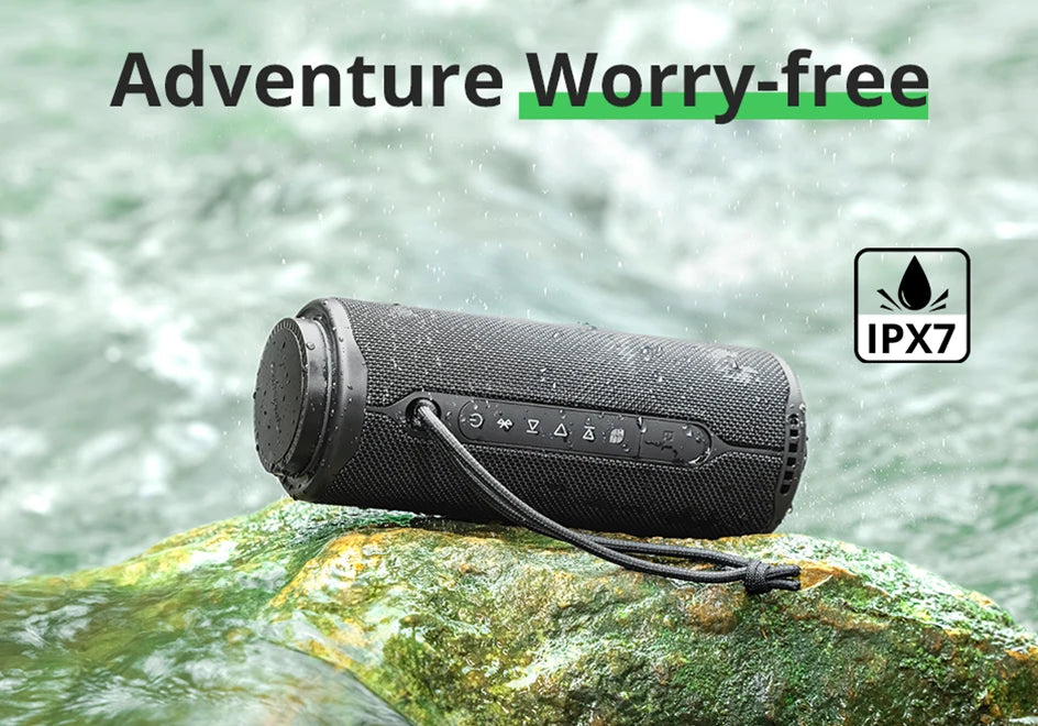 Tronsmart T8 Speaker Bluetooth Portable Speaker with Deep Bass, 40W, 360 degree Sound, Waterproof IPX7, for Camping