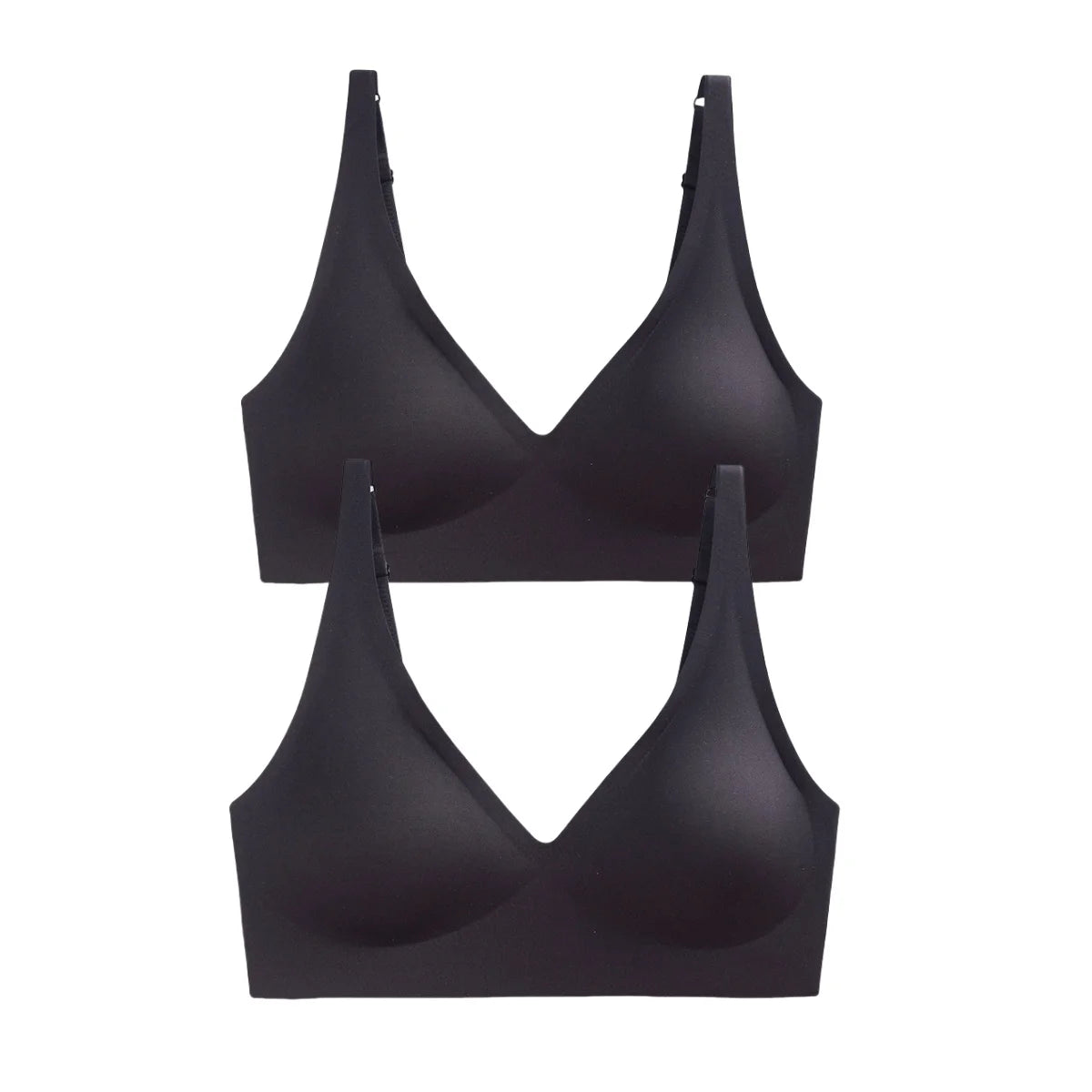 2Pcs/Set Seamless Bras For Women Wireless Underwear Push Up Brassiere Soft Padded Intimates Female Sexy Lingerie Sleepwear S-XXL