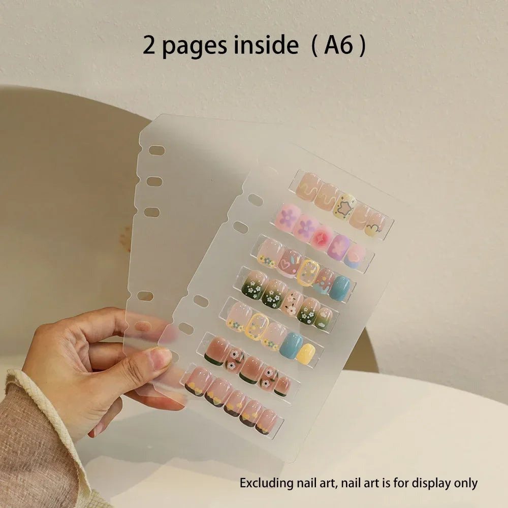 Álbum Organizador de Nail Art DIY | Exhibidor de Diseños | Herramienta de Almacenamiento 💅 - Firu Total Sales