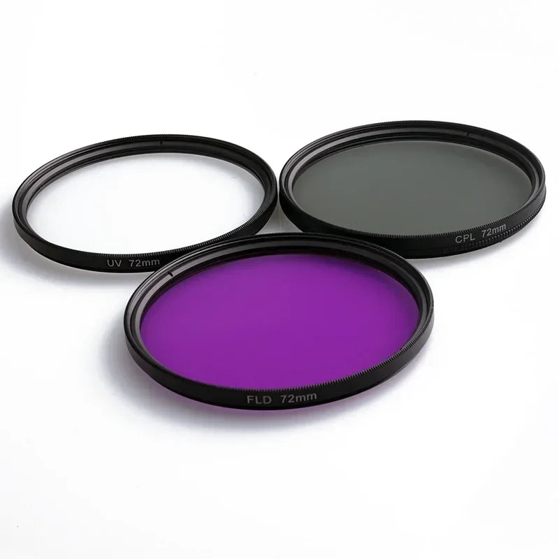 Lightdow UV+CPL+FLD+AND 2 4 8 Camera Lens Filter 6 in 1 Kits 49-82mm Kit for Cannon Nikon Sony Camera Lens USA ES Free Shipping