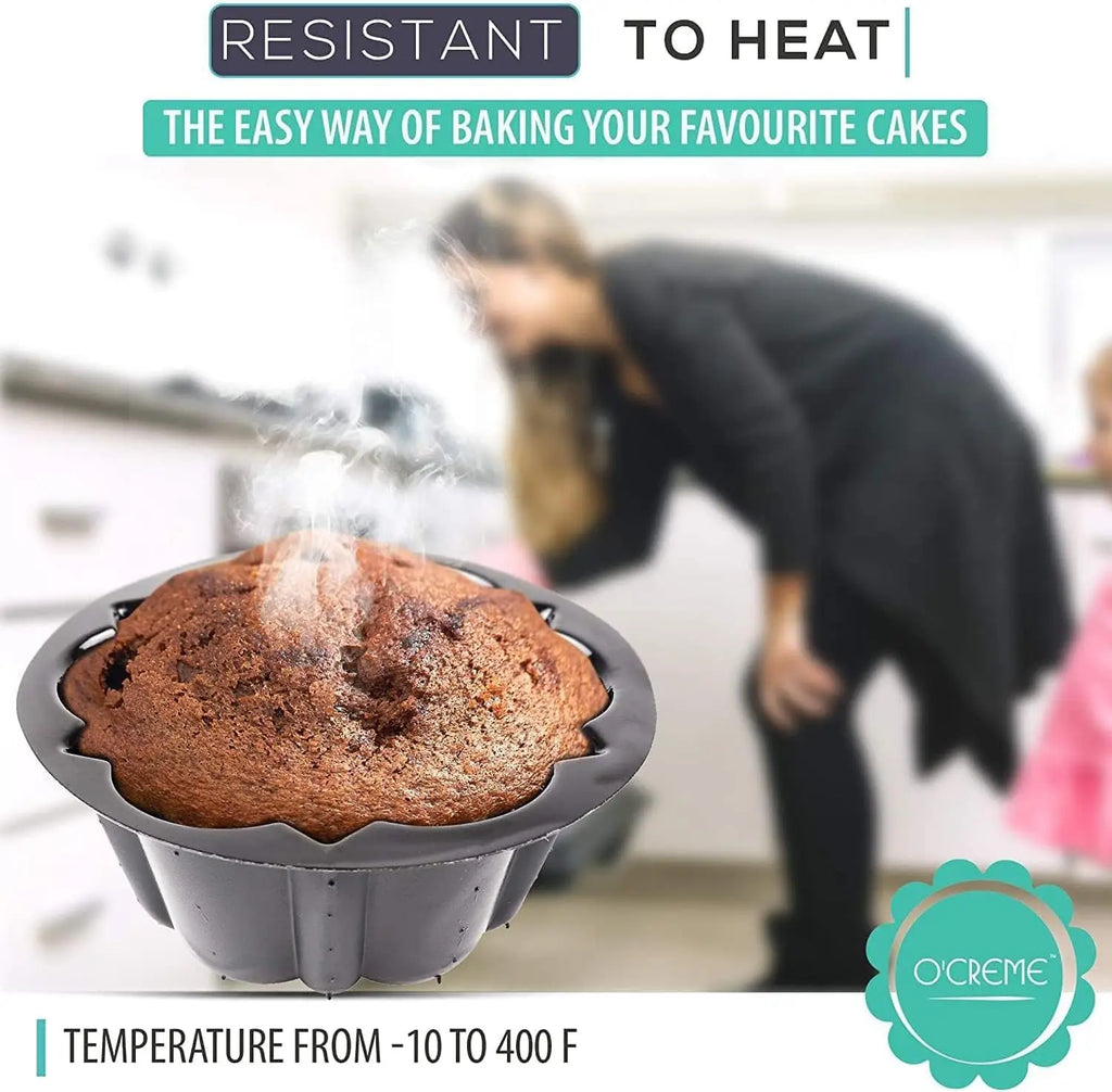 25 Moldes Reutilizables Antiadherentes para Mini Flan | -10°F a 375°F