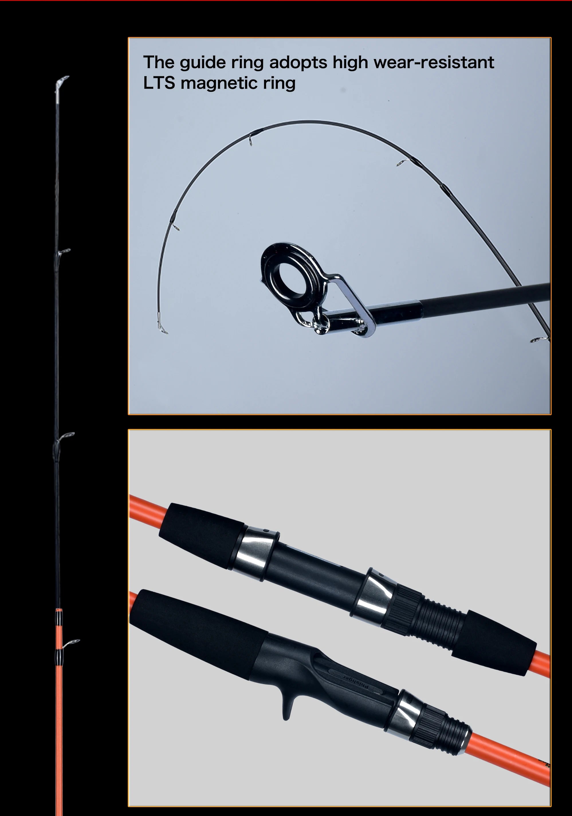 BIUTIFU-Spinning Casting Mini Rock Fishing Rod Carbon Travel Baitcasting Winter Pole Fast Ultralight Lure Weight 3-18g 1.8m 2.1m