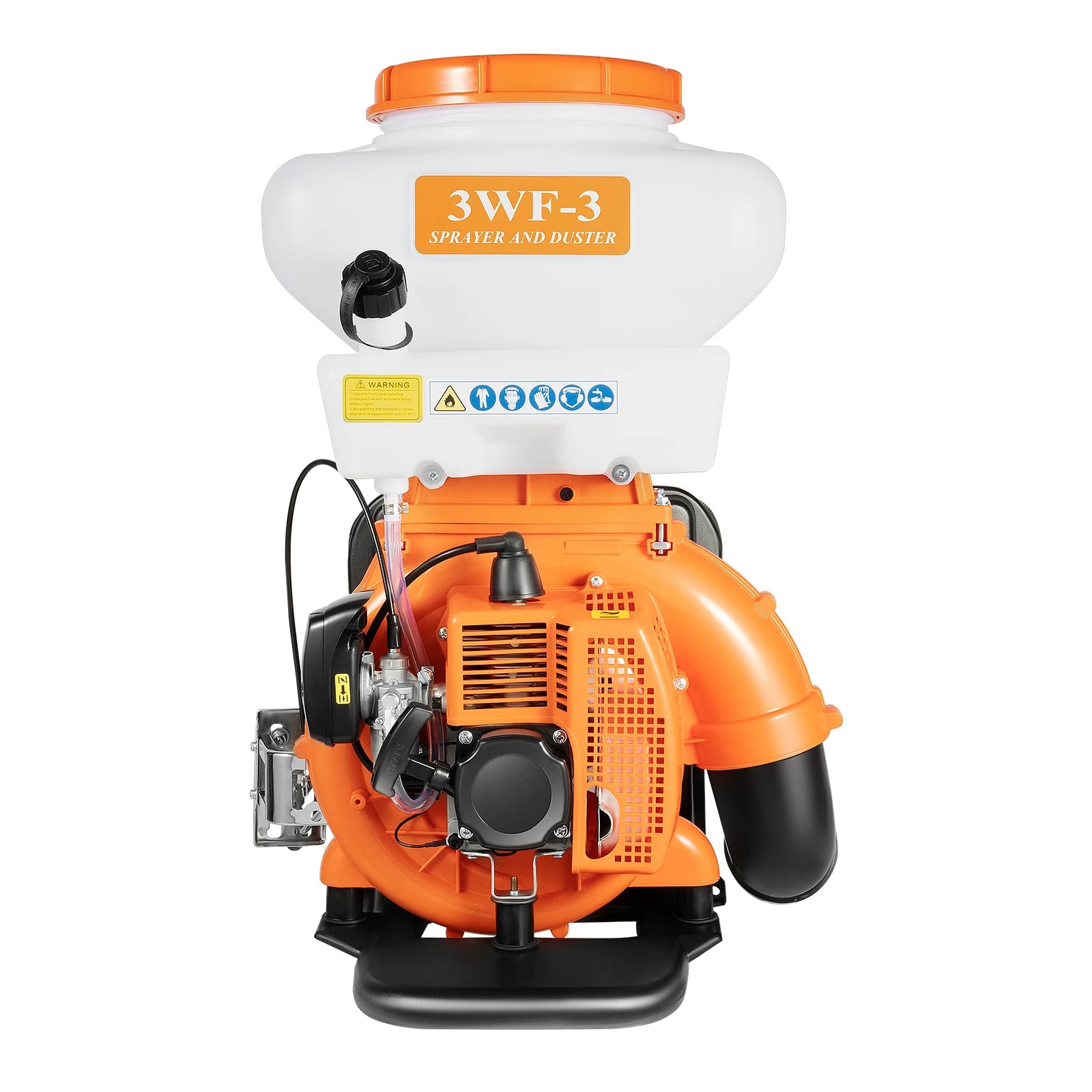 7500RPM Gasoline Power Insecticide Mist Blower, 3WF-3 14L Backpack Fogger Sprayer for Agricultural Mosquito Control