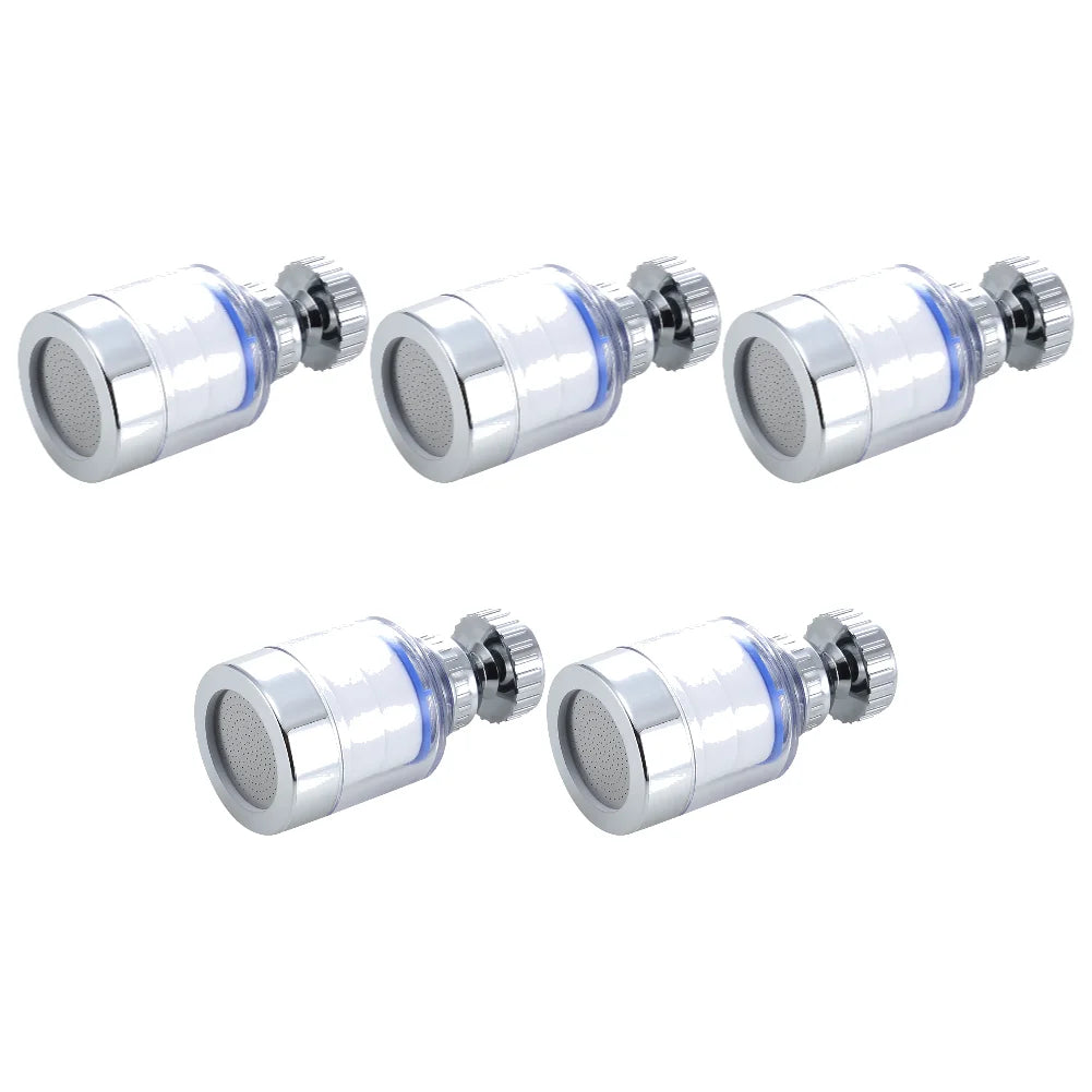 Kitchen Faucet Water Filter Pressurized Sink Filter Water Purifier 360° Tap Splash Proof Faucet Aerator Extender for Bathroom
