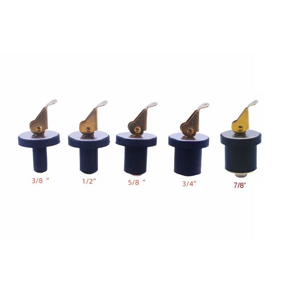 Universal Yacht Compression Drain Plug Rubber Seal Plug Tools Practical Durable Brass Screw Type Plug Marine Boat Accessories