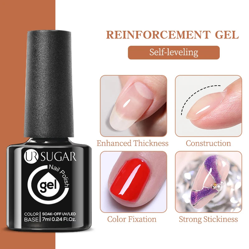 Gel Extensión de Uñas UR SUGAR 15ml | Camuflaje | Nude Rosa | Hard Gel Acrílico 💅 - Firu Total Sales