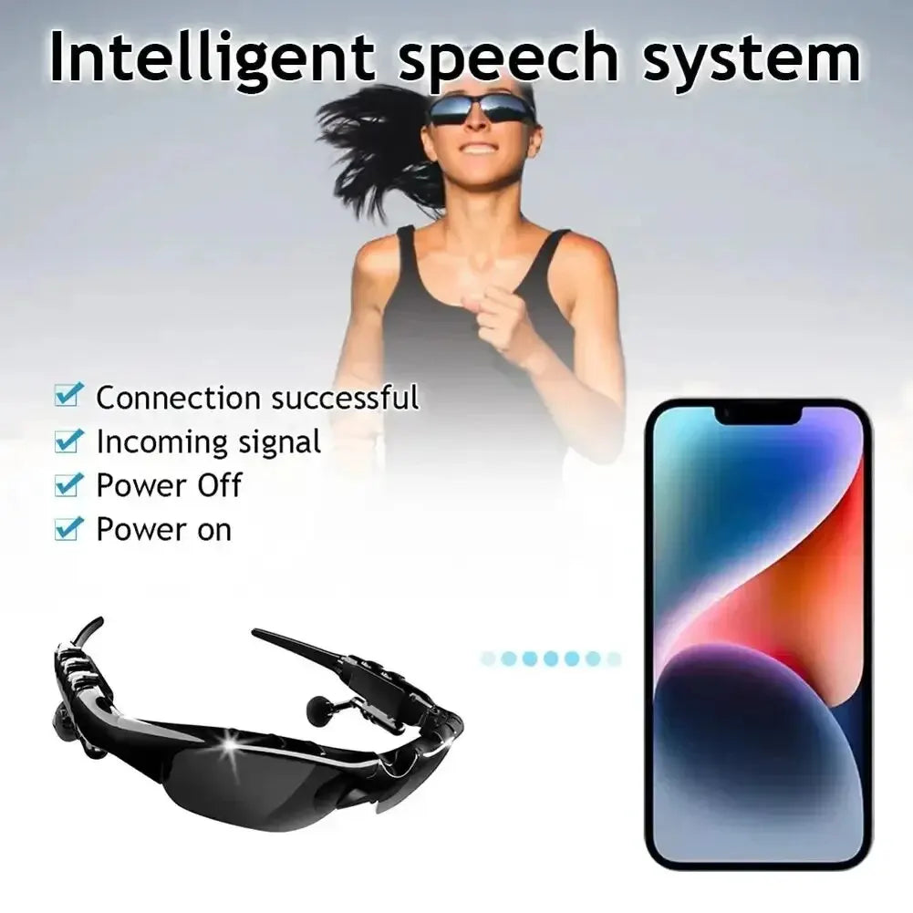 Gafas de Ciclismo Bluetooth 5.0 Toptrek | Polarizadas | Audífono Inalámbrico 🛫