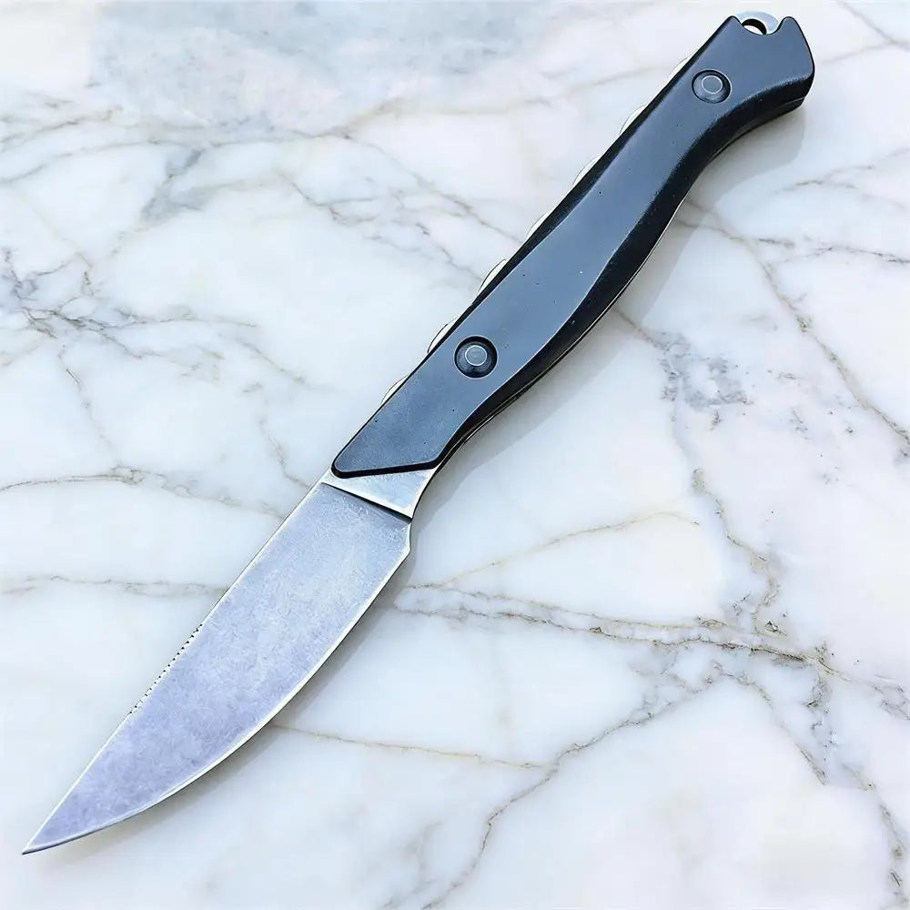 CPM-154 Steel Small Fixed Blade Knife 15700 Flyway with K-Type Sheath Outdoor Camping Fishing EDC Tool for Men's Gift