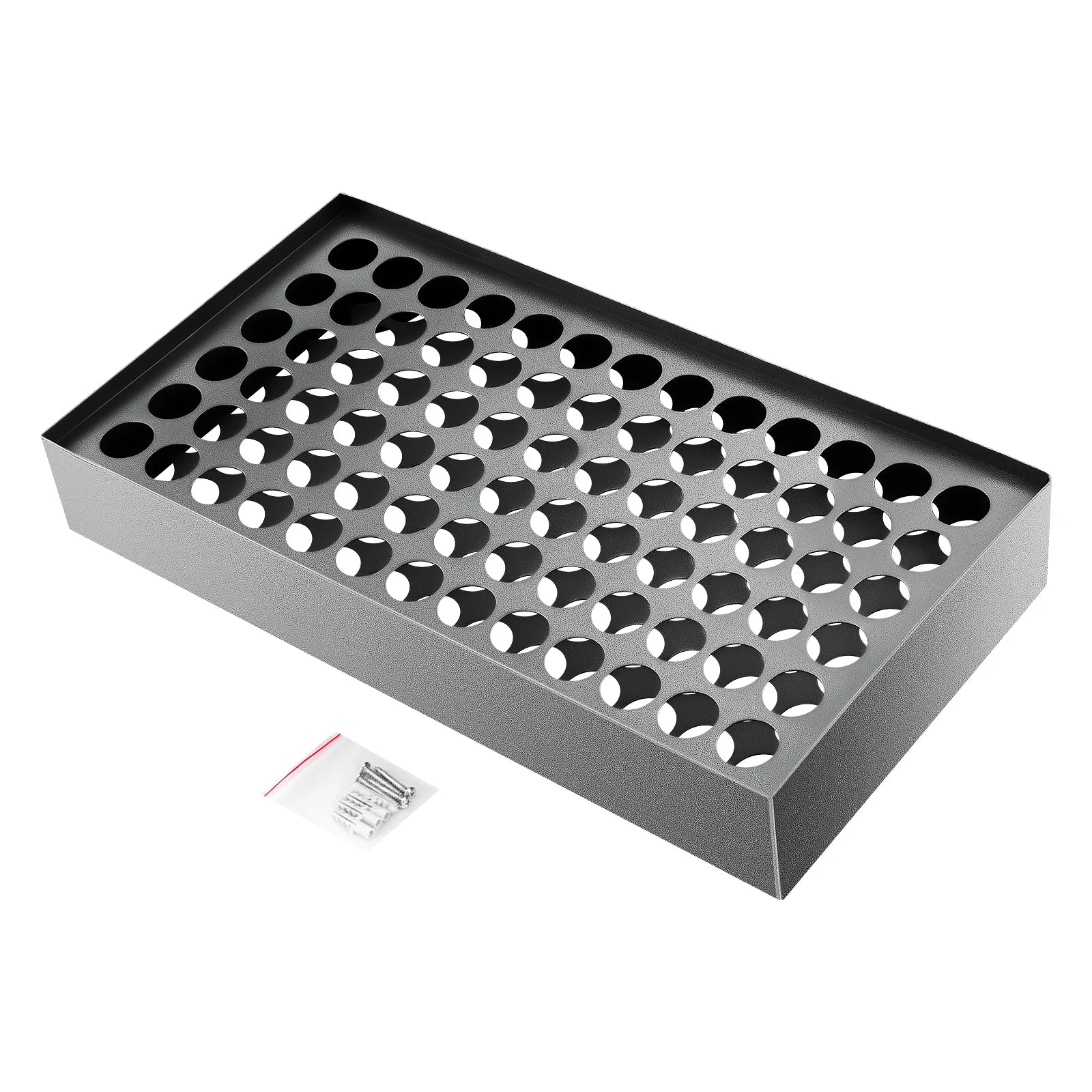 78 Holes Tattoo Ink Holder Rack Wall-mounted Cartridge Organizer Vertical Display Stand for Pigment Bottle