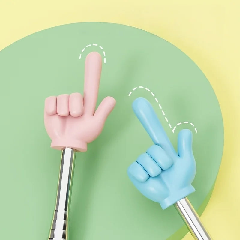 Telescopic reading stick, teaching finger reading stick, a variety of colors to choose from, reading finger