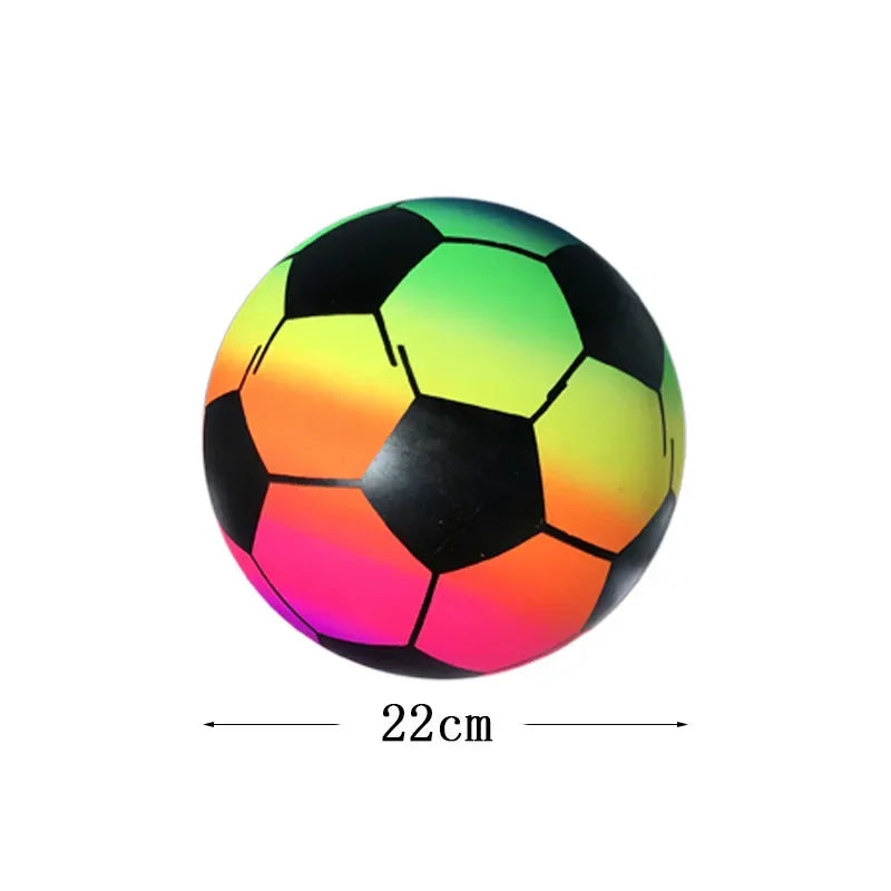 Pelotas Arcoíris Elásticas Sensoriales x2 | Juguete Antiestrés para Niños 🌈 - Firu Total Sales