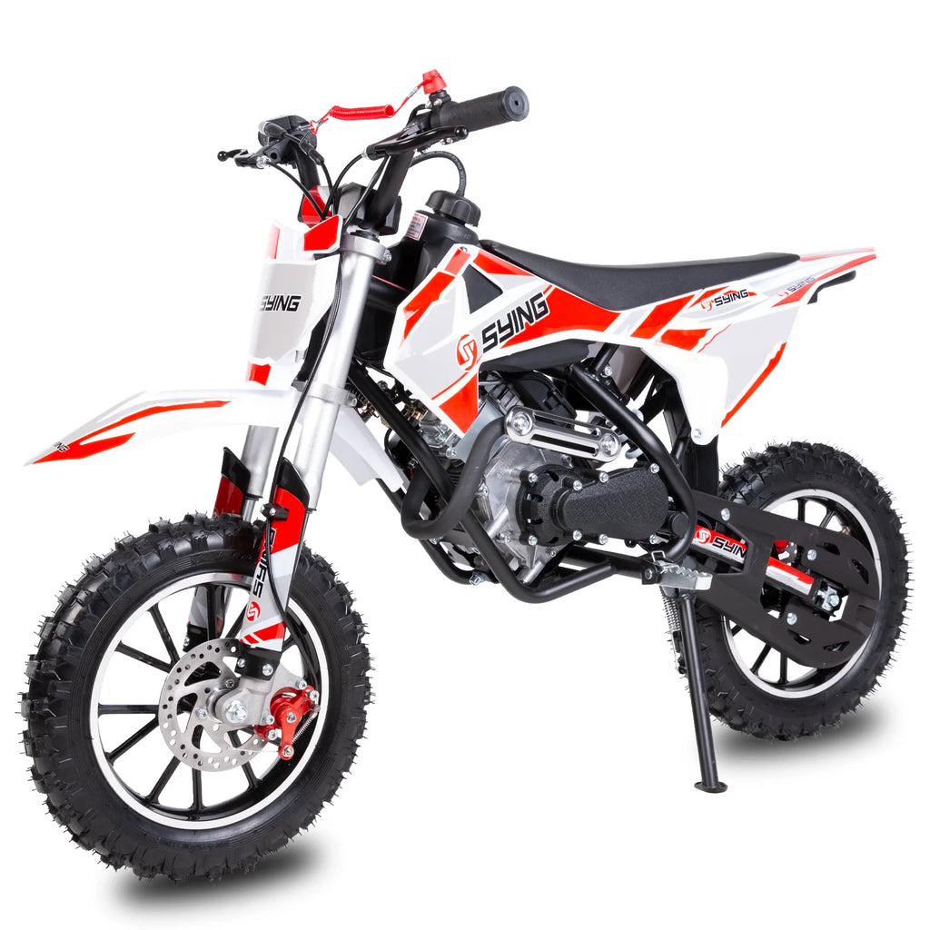 Mini Moto Off-Road 58cc 4 Tiempos con Arranque Manual | Gasolina | 6-12 Años 🏍️ - Firu Total Sales