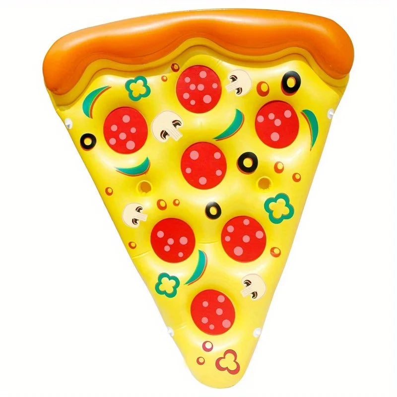 JOYFY Giant Inflatable Pizza Slice Pool Float Fun Pool Floaties Swim Party Toy Summer Pool Raft for Adutls Kids Summer Toys