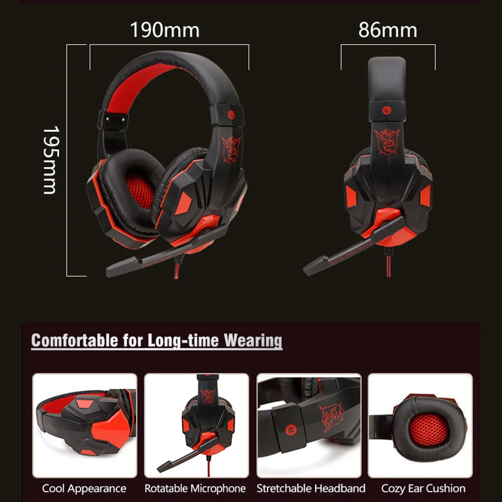 Auriculares Gaming con Cable Virwir | Mic 120° Cancelación de Ruido | PS4/PS5/Xbox/PC/Laptop - Firu Total Sales