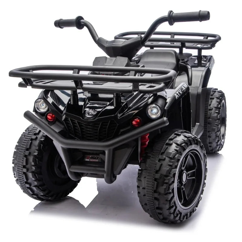 ATV Cuatrimoto Eléctrica para Niños | Luces LED | Portaequipaje | 3-6 Años 🚗 - Firu Total Sales