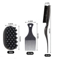 Professional Curly Hair Sponge Twist Brush Magic African Coil Wave Dreadlock Natural Hairbrush Afro Hair Styling Tool Salon
