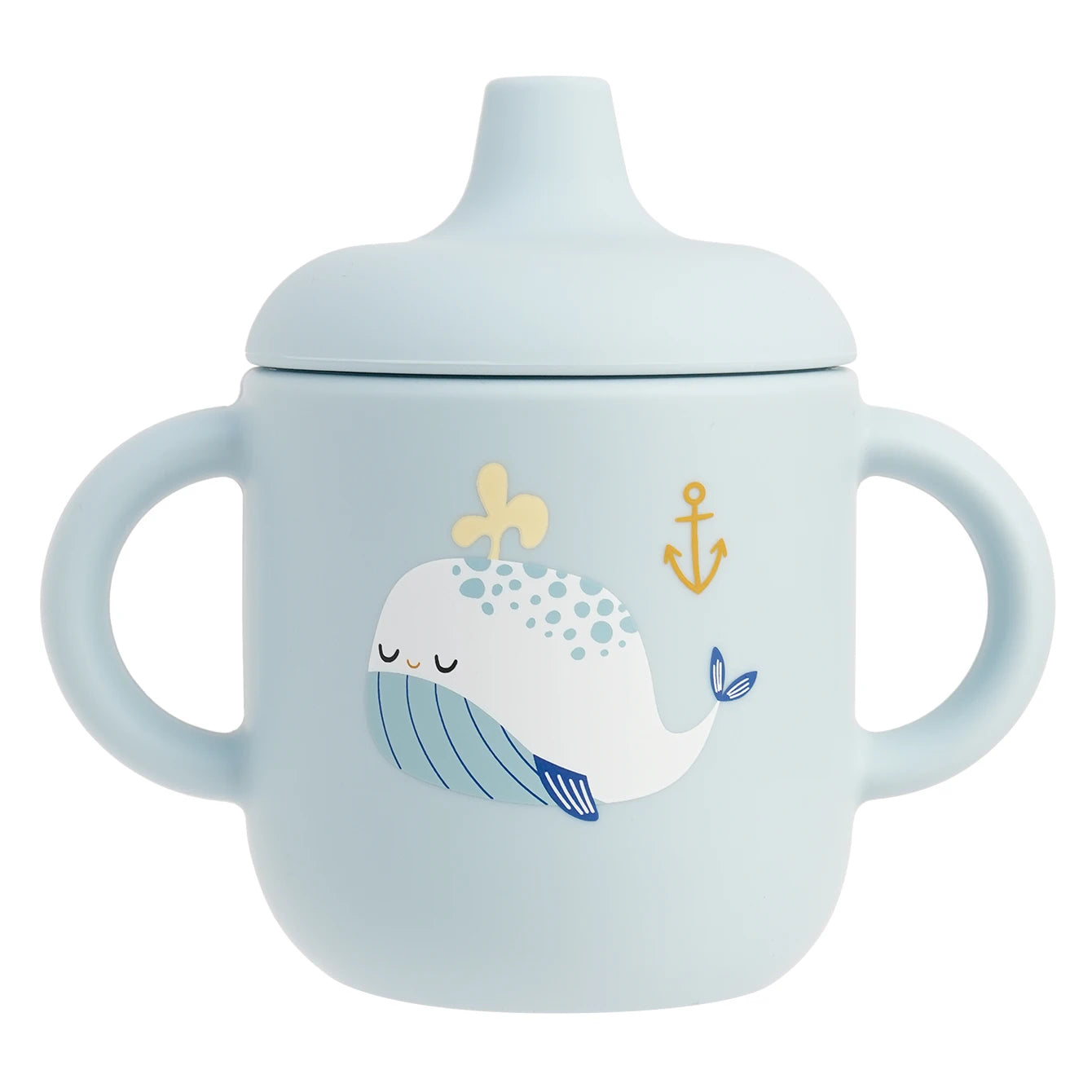 Vaso de Entrenamiento Silicona Cartoon para Bebé | Sin BPA | Con Asa | Lavavajillas 🍼