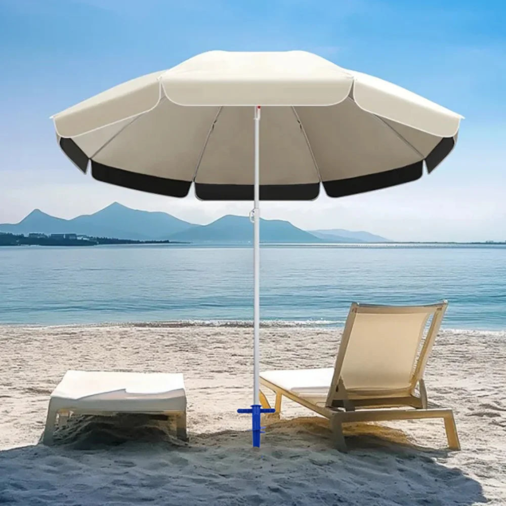 1PC Umbrella Base Adjustable Plastic Sun Beach Patio Sand Ground Fixing Tools Anchor Stand Spike Auger Tools Spikes Parts