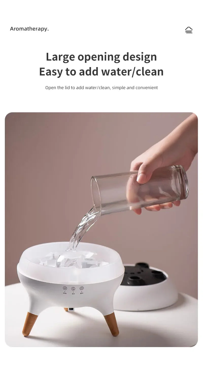 Humidificador Medusa Dinámica 250ml | Difusor Aceites | Control Remoto | 7 Luces 💧
