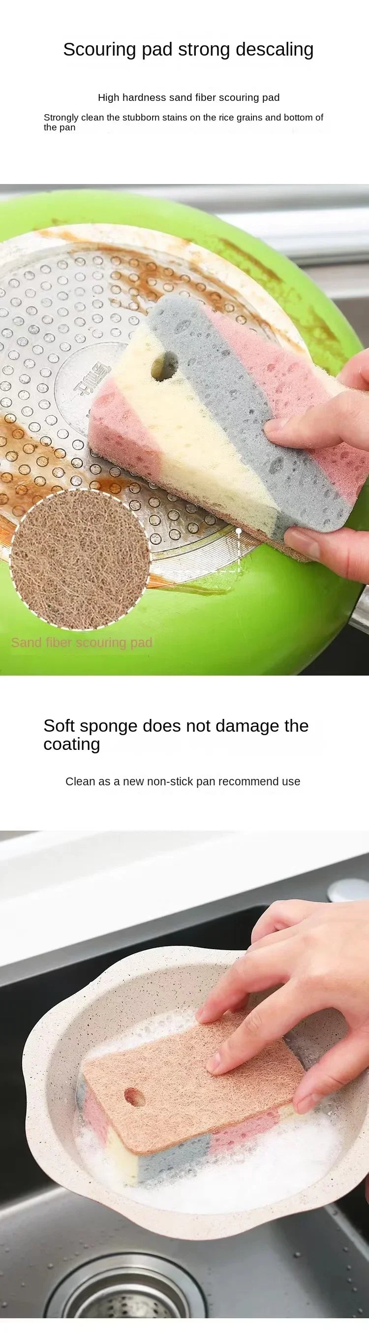 Cleaning Tools 5/10/20 Pieces Dishwashing Sponges Wood Pulp Cotton Colorful Magic Cleaning Sponges Kitchen Cleaning Tools