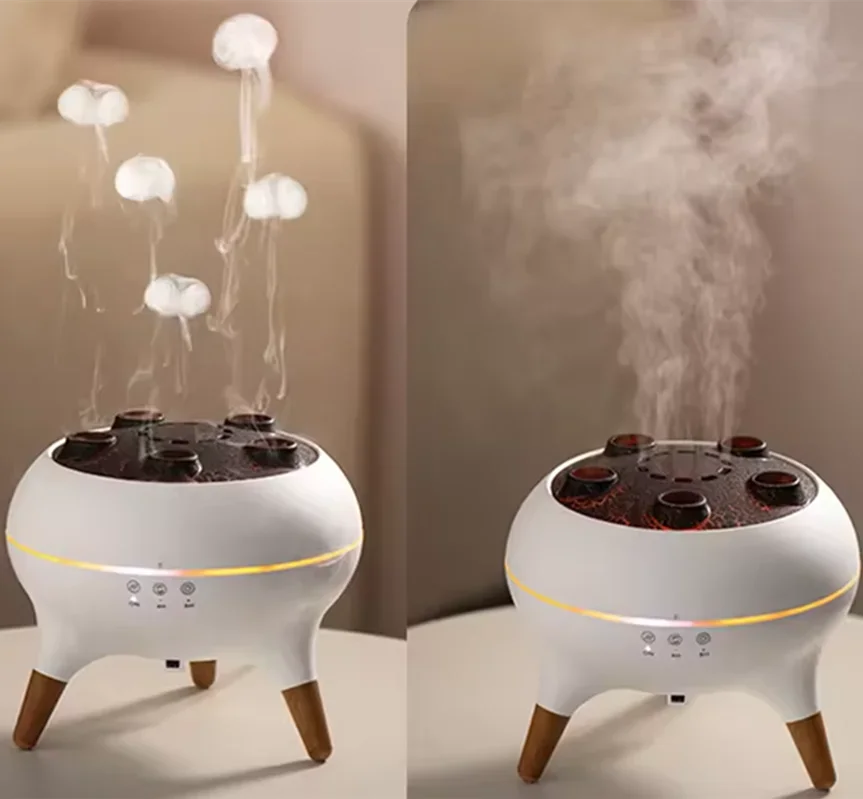 Humidificador Medusa Dinámica 250ml | Difusor Aceites | Control Remoto | 7 Luces 💧