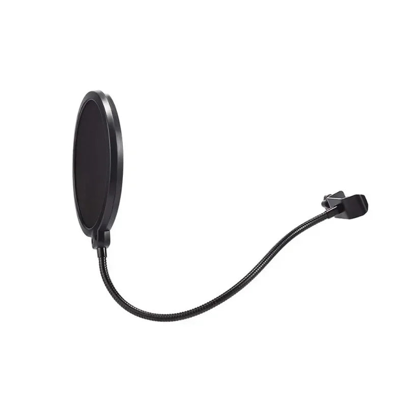 VIKEFON Microphone Accessories Metal PoP Filter Universal Microphone Windshield for Studio Recording Condenser Microphone