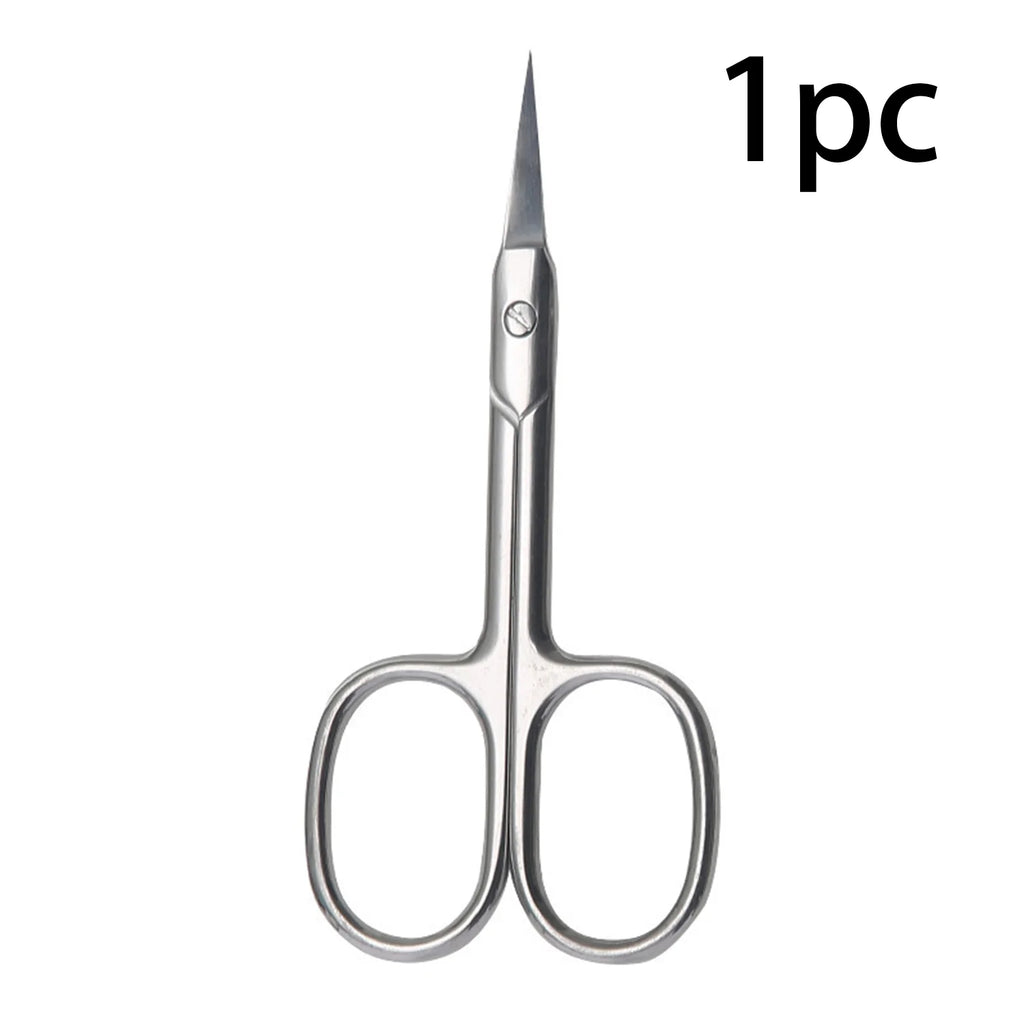 Tijeras Rusas de Manicure para Cutículas | Punta Curva | Acero Inoxidable | 1-8pcs ✂️ - Firu Total Sales
