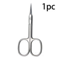Tijeras Rusas de Manicure para Cutículas | Punta Curva | Acero Inoxidable | 1-8pcs ✂️ - Firu Total Sales
