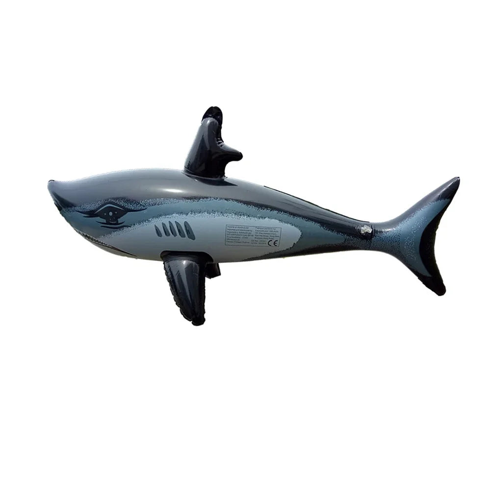 1PCS Floating Shark Float Toy Kids Adults Inflatable Water Swimming Pool Simulation Whale Fish Animals Toys Pool Accessories ﻿