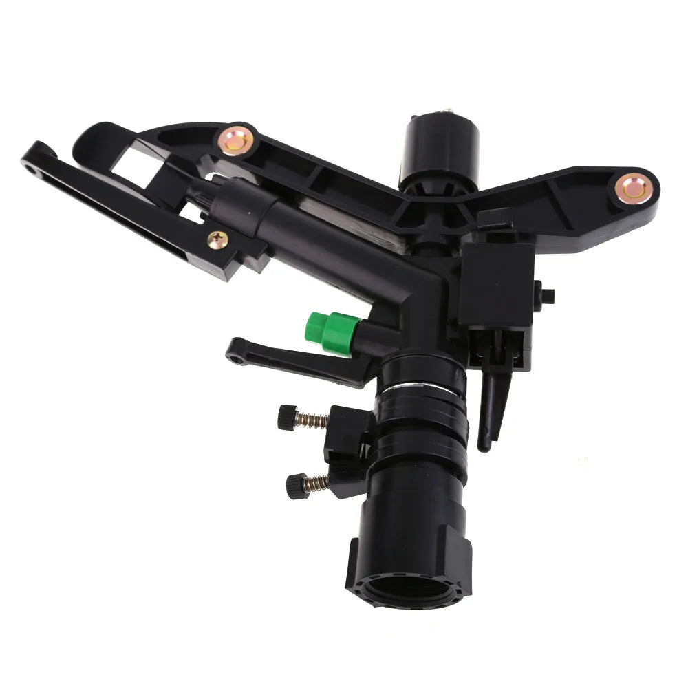 1 inch Farm Rotating Rocker Sprinklers Double Outlet Rotary Jet Nozzle Multi-function Adjustable Rotating for Flowers and Plants