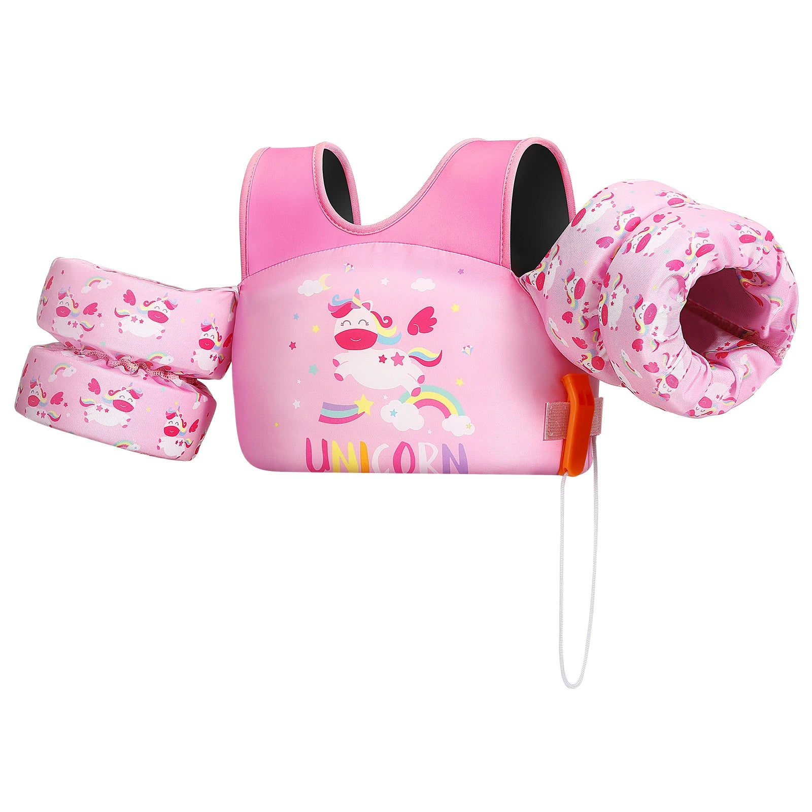 Kids Life Vest Children's Swimming Arm Float Whistle Child Lifejacket Swimsuit Foam Safety Swimming Pool Accessories for kayak