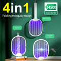 Raqueta Eléctrica Plegable 3000V UV | Recargable USB | Mata Mosquitos y Moscas | Hogar - Firu Total Sales
