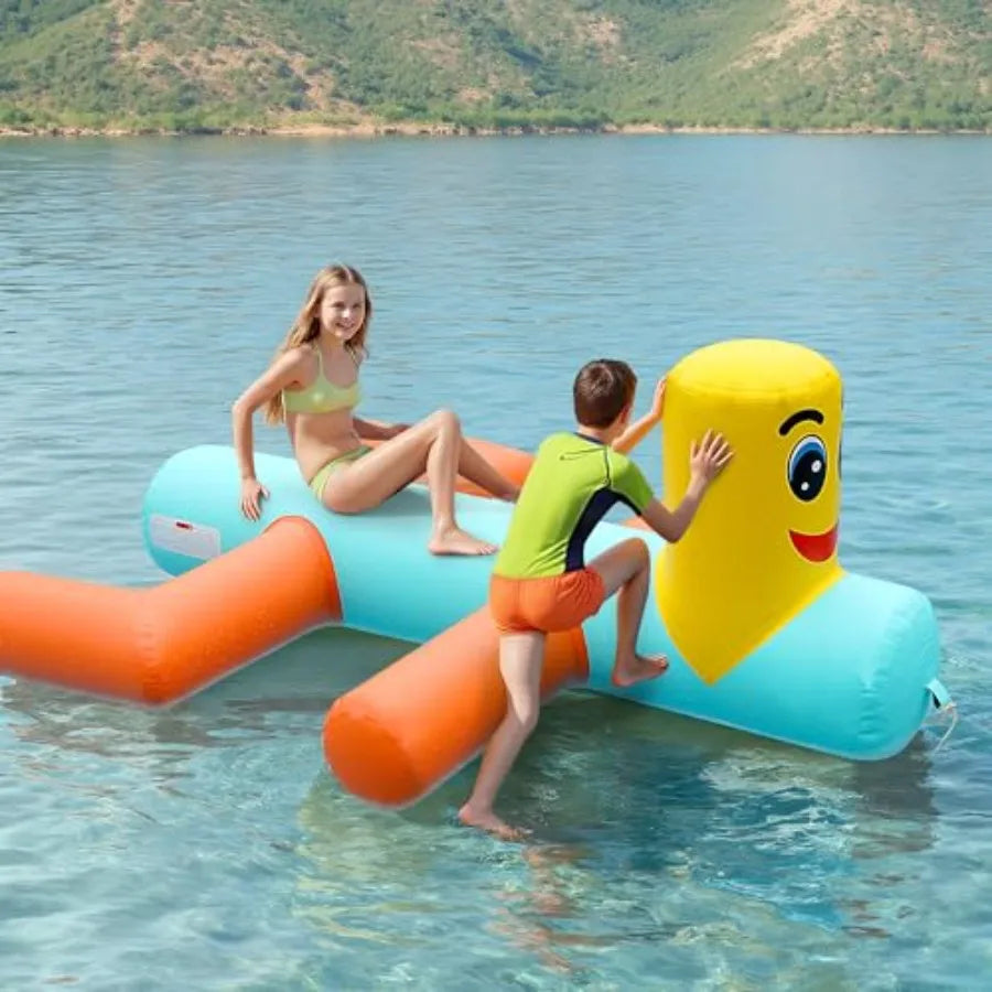 Inflatable Giant Pool Floats for Adults Big Floats for Lake Bird Pool Floaties Fun Floating Rafts Ride-on Lounge Floaty for Swi