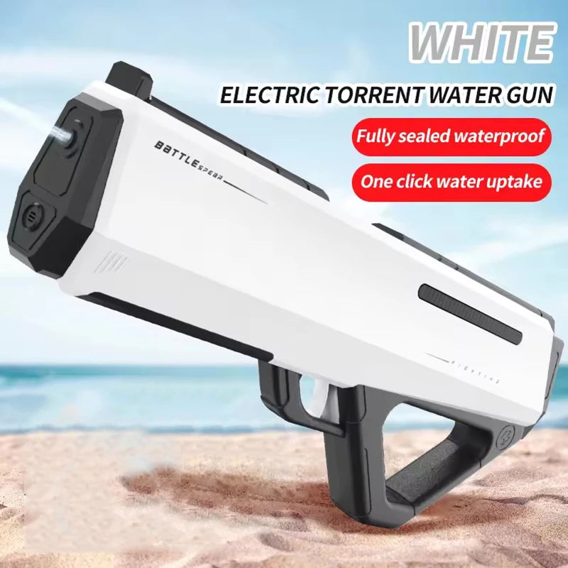 Pistola de Agua Eléctrica de Alta Presión | Juego de Verano para Niños 🔫 - Firu Total Sales