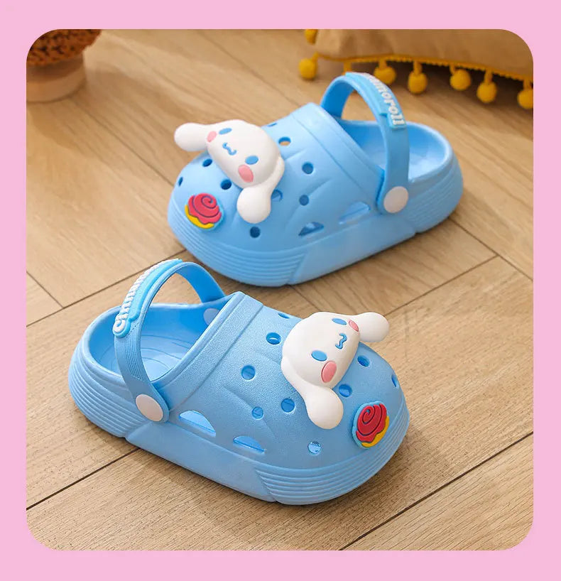 Pantuflas Sanrio Hello Kitty Kuromi para Niñas | Suaves Antideslizantes | Verano 🐱