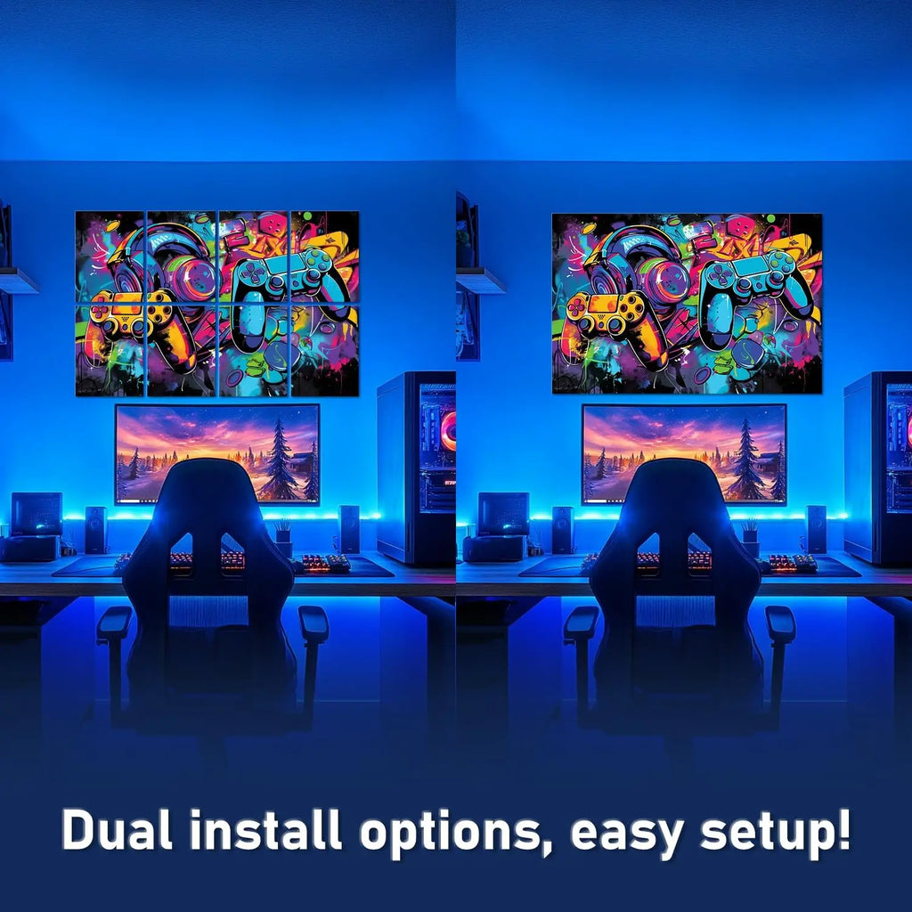Acoustic Panels for Walls - Sound Proof Foam Tiles, Noise Reducing & Absorbing, Game Room Decor