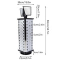 44 Pairs Rotating Eyeglasses Display Stand with 2 Mirrors 86cm Large Capacity Freestanding Sunglass Holder for Shops