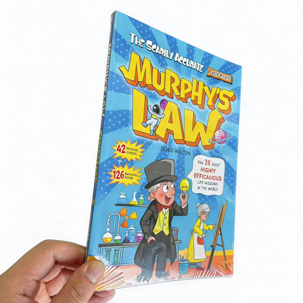 Murphy's Law Learning Book for Kids 8-12 with 128 Pages Paperback Illustrated Fun Educational Concepts 42 Ideas 126 Methods