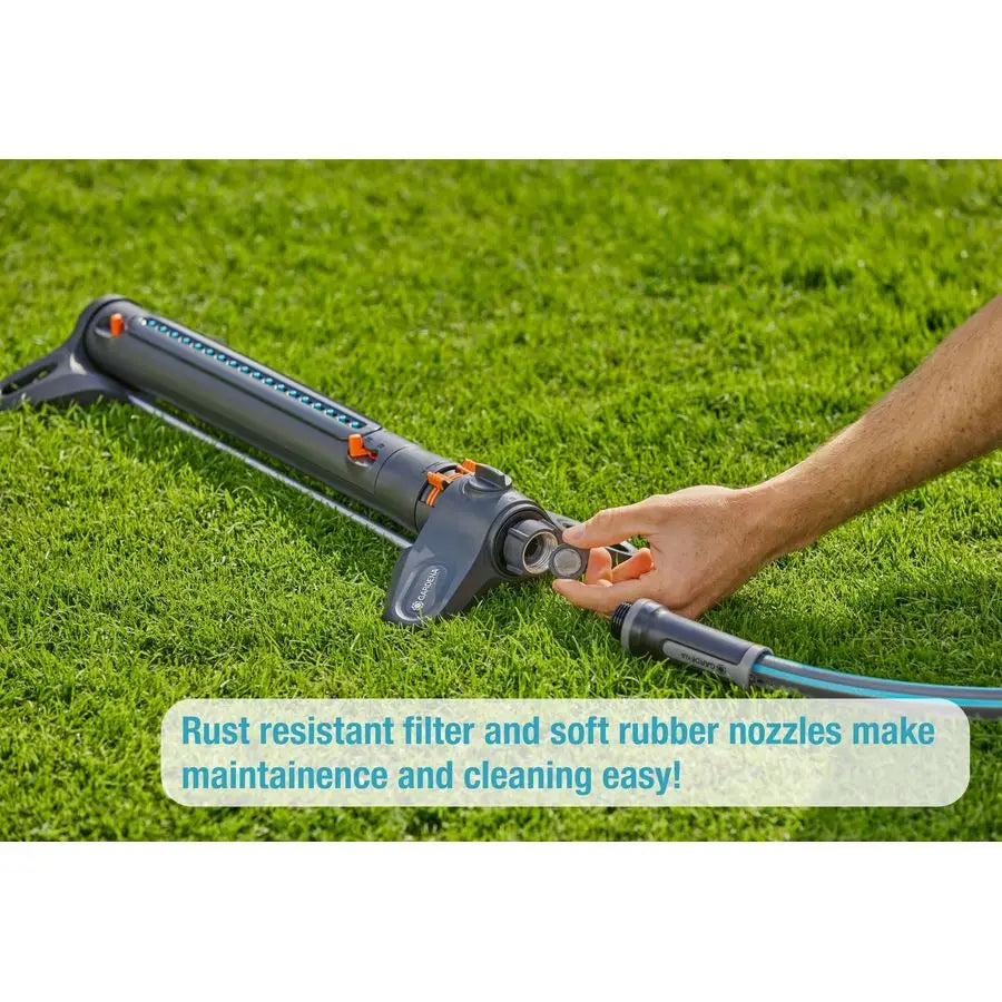 20570 Up to 3800 sq ft AquaZoom Adjustable Oscillating Yard Sprinkler, for Watering Large Area Lawn and Garden. Aquazoom Outdoor
