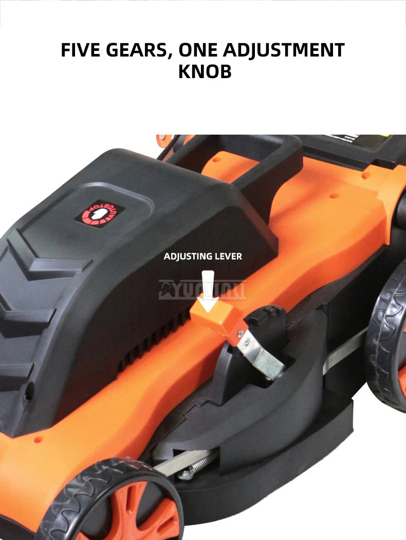 2026 Electric push lawn mower Garden weed trimmer High-power Grass mowing machine