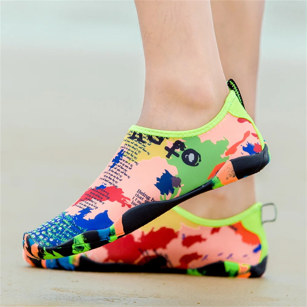 Quick-Drying Summer Water Shoes Unisex Seaside Beach Sock Barefoot Sneakers Men Swimming Upstream Sports Diving Aqua Shoes Women