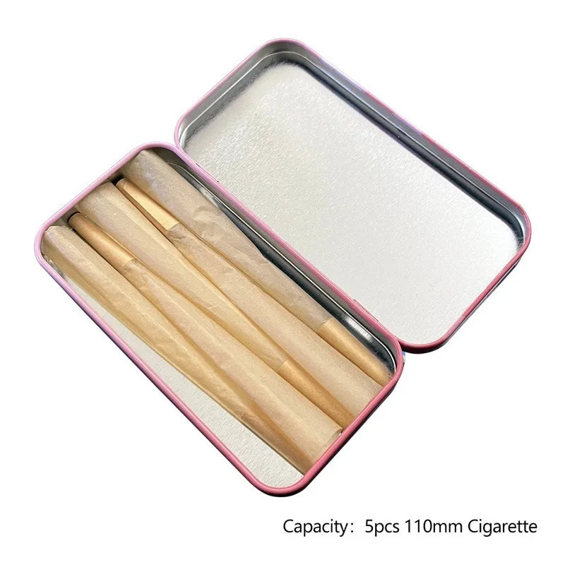 Cigarrera Rectangular de Hojalata | Caja Organizadora | Tabaco, Joyas y Accesorios