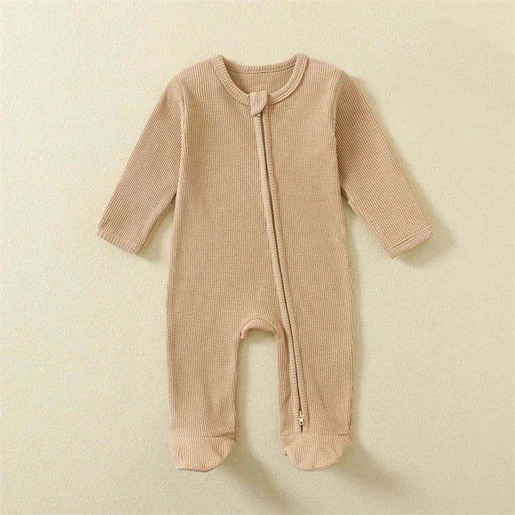Pijama Mameluco de Algodón Orgánico para Bebé | Suave y Transpirable