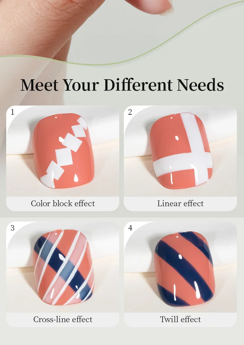 Pincel de Nail Art RSNAIL | Diseños, Líneas y Cuadros | Acrílico DIY Manicure 💅 - Firu Total Sales