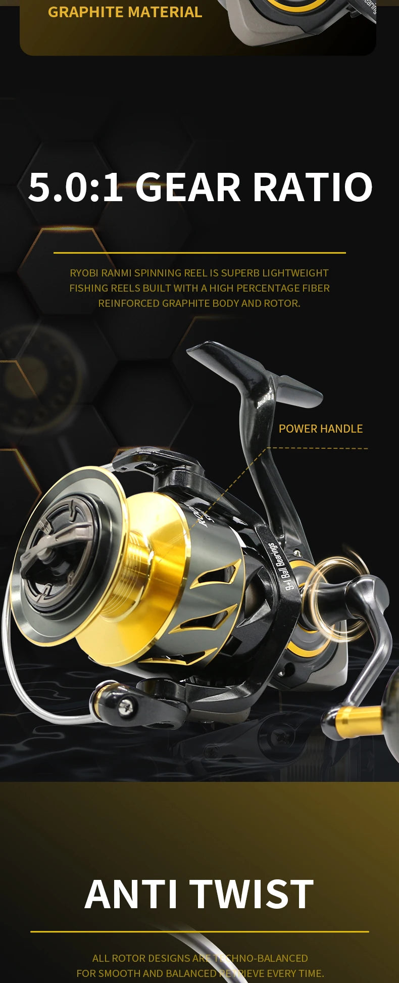 ROOBLINOS SW Spinning Reel Ultralight  Saltwater Surf Reel  5.0:1 9+1 BB Max Drag 12kg Fishing Reels Wheel - Firu Total Sales
